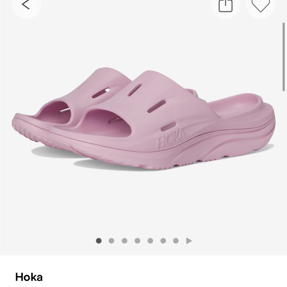 Hoka Pink Twilight Ora Recovery Slides